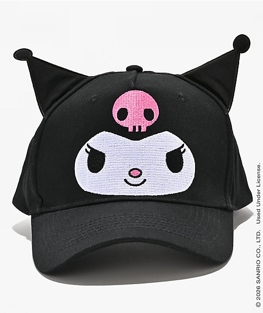 Hello Kitty® and Friends | A.LAB Kuromi™ Black Snapback Hat | Zumiez